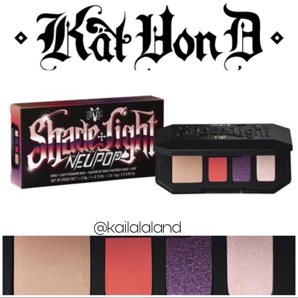 NIB Kat Von D Neu Pop Kitten Mini Palette